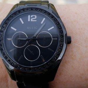 Black relic watch